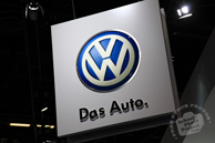 Volkswagen sign, VW, Das Auto, Chicago Auto Show, stock photos, free images, royalty free pictures