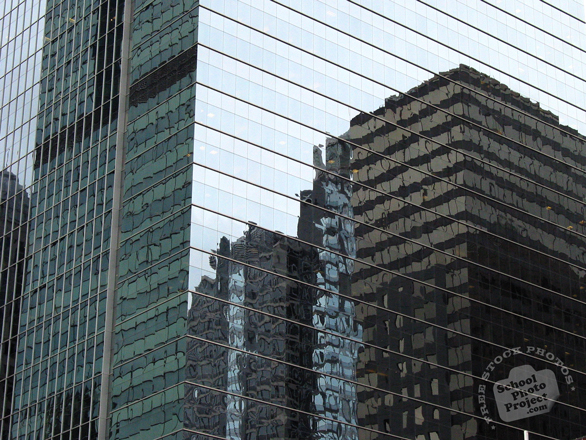 Chicago architecture, window reflection, skyscraper, architecture, building, photo, free photo, stock photos, royalty-free image