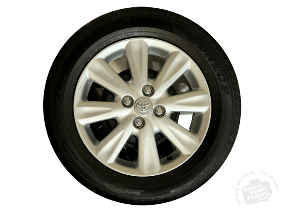 car tire, new tyre, Toyota car tire, Dunlop tire, wheel, car, auto, automobile, free foto, free photo, picture, image, free images download, stock photography, stock images, royalty-free image