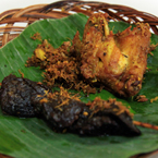 fried chicken, sate paru, ayam goreng, sundanese food, Indonesian local food, food photo, free photo, free stock photo, free picture, royalty-free image