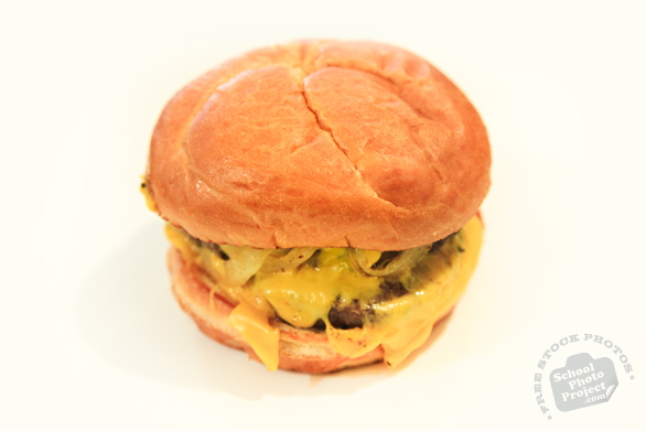 cheeseburger, double cheeseburger, hamburger, junk food, homemade burger, fast food, free photo, free stock photo, free picture, royalty-free image