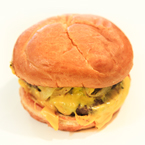 cheeseburger, double cheeseburger, hamburger, junk food, homemade burger, fast food, free photo, free stock photo, free picture, royalty-free image
