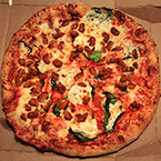 Sausage Pizza, bakery photo, free photo, free images, stock photos, stock images, royalty-free image