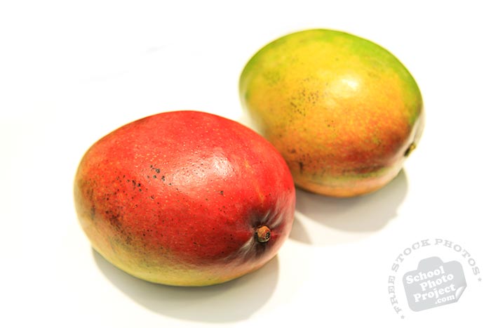 Haden mango, red mangoes, fresh mango photos, tropical fruit photo, free stock photo, free picture, free image download, stock photography, stock images, royalty-free image