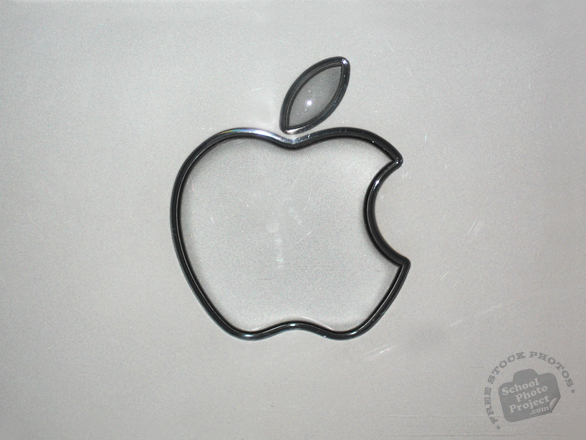 Apple logo, Apple Computer logo, Apple mark, corporate identity image, logo photo, brand picture, free logo mark, free stock photo, free picture, royalty-free image