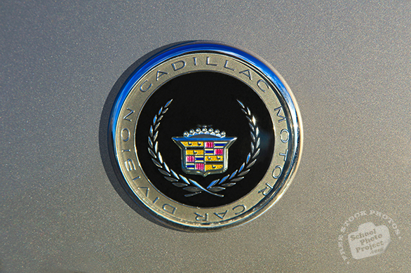 Cadillac, logo, brand, mark, car, automobile identity, free stock photo, free picture, stock photography, royalty-free image