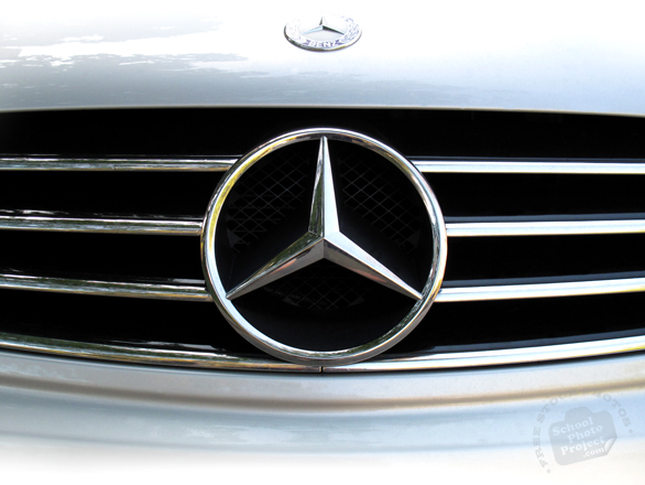 Mercedes-Benz, logo, brand, mark, car, automobile identity, free stock photo, free picture, stock photography, royalty-free image