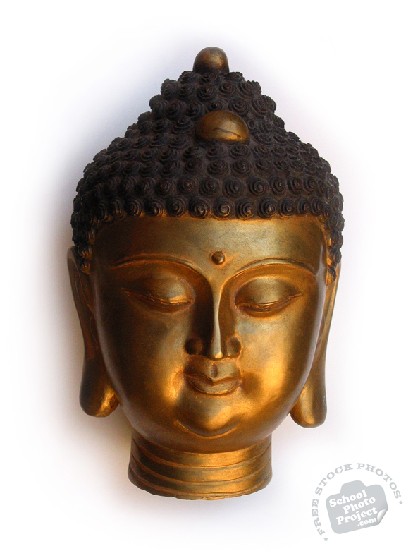 Buddha bust, Buddha head, bronze statue, decor, daily object, free photo, stock photos, royalty-free image