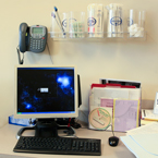 computer desk, health clinic, doctor clinic, medical equipment, doctor desk, free stock photo, picture, free images download, stock photography, royalty-free image