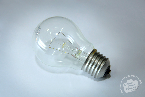 light bulb, clear light bulb, incandescent bulb, lighting fixture, daily objects, stock photos, free foto, free photos, free images download, stock photography, stock images, royalty-free image