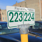 parking space, parking number, pay at pay station, paid parking, parking lot, daily objects, free stock photo, picture, free images download, stock photography, royalty-free image