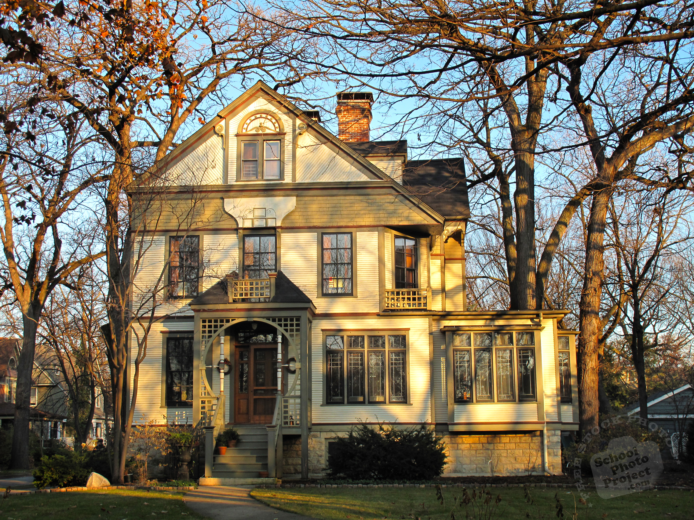 Unique House, FREE Stock Photo, Image, Picture: Victorian Regency Style House, Royalty-Free ...