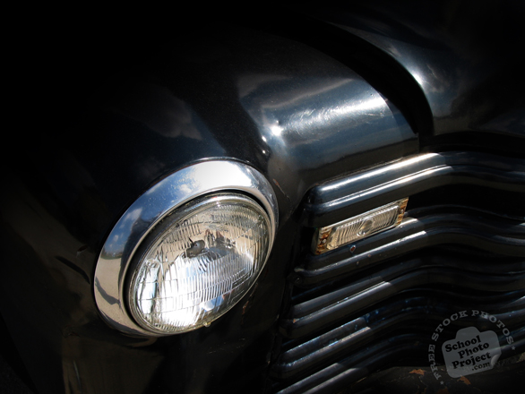 antique car, headlight, front light, car, auto, automobile, transportation photos, free foto, free photo, picture, image, free images download, stock photography, stock images, royalty-free image