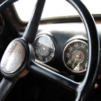 steering wheel, antique car, car, automobile, landscape, scenery, photo, free photo, stock photos, royalty-free image