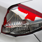 rear light, damaged rearlight, broken rear light, car, automobile, photo, free photo, stock photos, royalty-free image