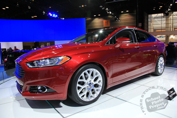 Ford Fusion 2013, Ford car, Chicago Auto Show, stock photos, free images, royalty free pictures