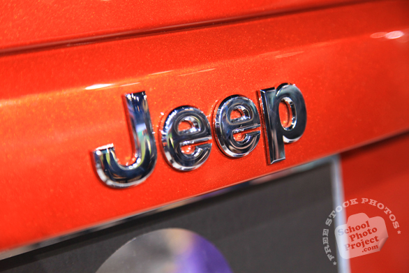 Jeep logo, Chicago Auto Show, stock photos, free images, royalty free pictures