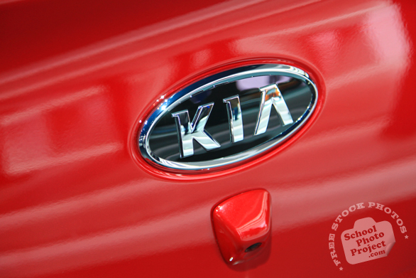 KIA logo, KIA brand, Chicago Auto Show, stock photos, free images, royalty free pictures