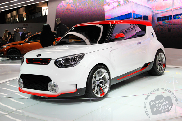 KIA Trackster, concept car, Chicago Auto Show, stock photos, free images, royalty free pictures