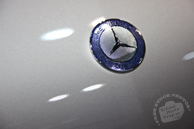 Mercedes Benz logo, Chicago Auto Show, stock photos, free images, royalty free pictures