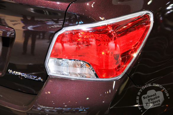 Subaru Impreza, tail light, Chicago Auto Show, stock photos, free images, royalty free pictures