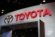 Toyota stand, Chicago Auto Show, stock photos, free images, royalty free pictures