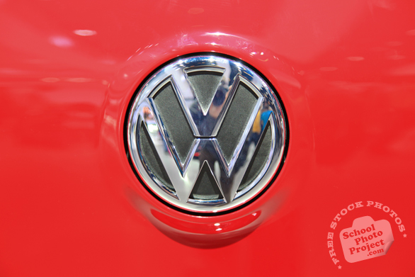 Volkswagen logo, VW brand, Chicago Auto Show, stock photos, free images, royalty free pictures