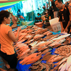 fishmonger, fish stall, seafood market, free stock photo, picture, free images download, stock photography, royalty-free image