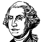 George Washington, U.S. President, 1st president, portrait, stock illustration, hand drawing, marker sketch, free stock photo, royalty-free image
