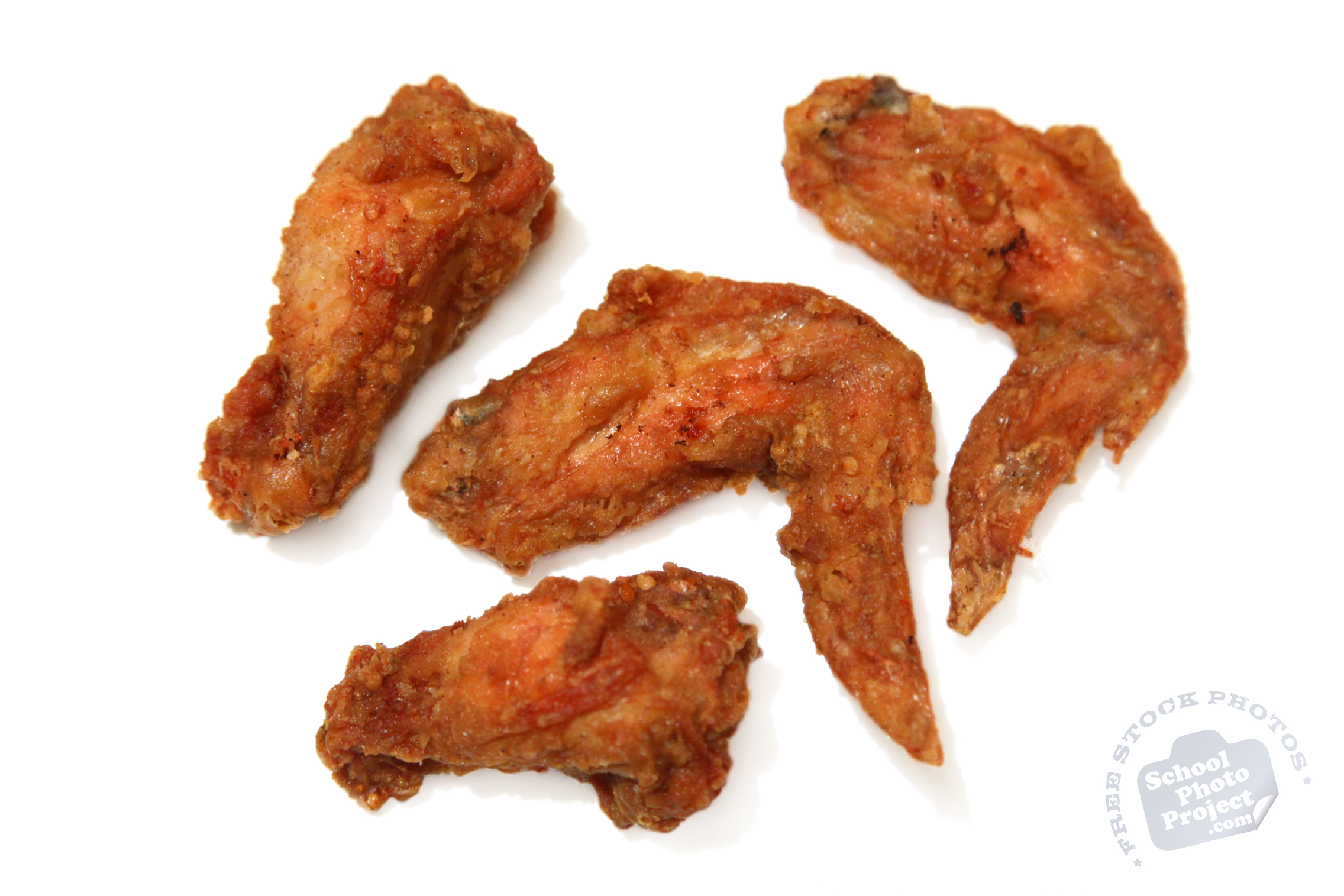 Fried Chicken, FREE Stock Photo, Image, Picture: Chicken Wings and ...