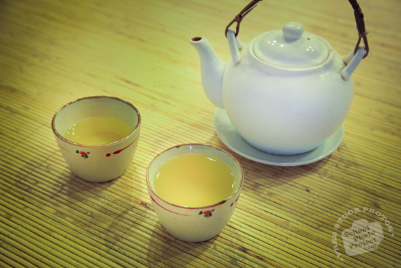 ocha, cold ocha, green tea, teacup, teapot, Japanese tea, traditional drink, drink photos, tatami, free photo, free stock photo, stock image, royalty-free image