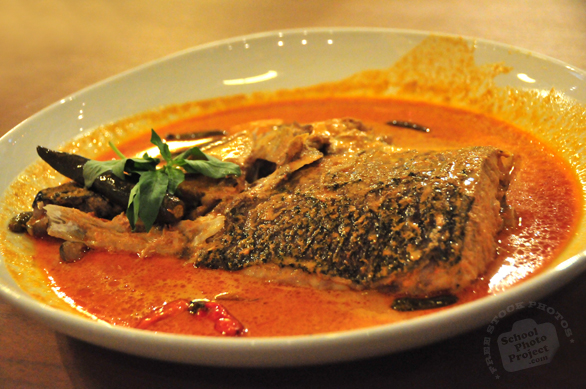 fish curry, fish head curry, bistro food, Indonesian cuisine, Indonesian food, traditional food, stock photos, free photo, free images, stock images, royalty-free image