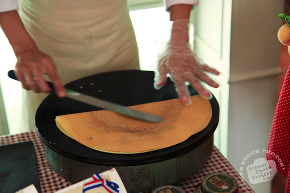 pancake, making pancake, knife, stove, food photos, free photo, stock photo, picture, stock images, royalty-free image