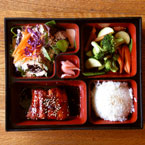fresh, salmon, rice , box, Japanese Food, food photo, free photo, free stock photo, free picture, royalty-free image