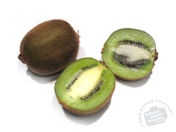 kiwi, kiwifruit, sliced kiwi, kiwi photo, picture of sliced kiwi fruit, fruit photo, free images, stock photos, stock images, royalty-free image