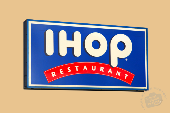 IHOP, fast food, family restaurant, free logo mark, free stock photo, free picture, royalty-free image