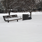 snow, thick snow, park benches, blizzard, snowstorm, winter season, nature photo, free stock photo, free picture, stock photography, royalty-free image