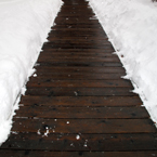snow, thick snow, path, walkway, wood planks, blizzard, snowstorm, winter season, nature photo, free stock photo, free picture, stock photography, royalty-free image