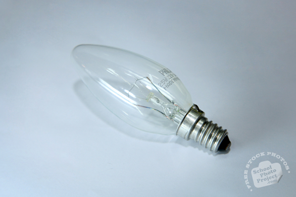 candle light bulb, clear light bulb, incandescent bulb, lighting fixture, daily objects, stock photos, free foto, free photos, free images download, stock photography, stock images, royalty-free image