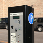 parking pay box, pay station, pay-to-park, multispace meter, new parking meter, daily objects, free stock photo, picture, free images download, stock photography, royalty-free image
