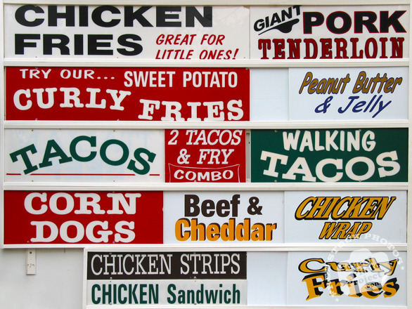 food vendor sign, menu sign, sign photo, business sign, restaurant sign, food sign, free photo, picture, free images download, stock photography, stock images, royalty-free image