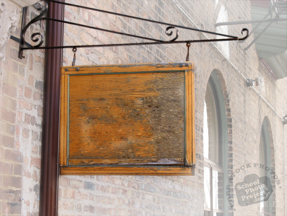 business sign, wooden sign, blank sign, store sign, old sign, vendor sign, free stock photo, free picture, stock photography, stock images, royalty-free image