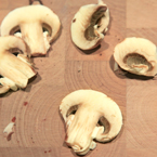 white mushroom, mushroom slices, champignon, button mushroom, vegetable photos, veggie, free stock photo, royalty-free image