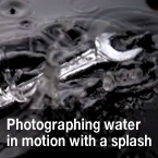 splash, splash photography, without flash photo, photo tutorial, lighting, studio lighting, photo technique, photo tips, video tutorials